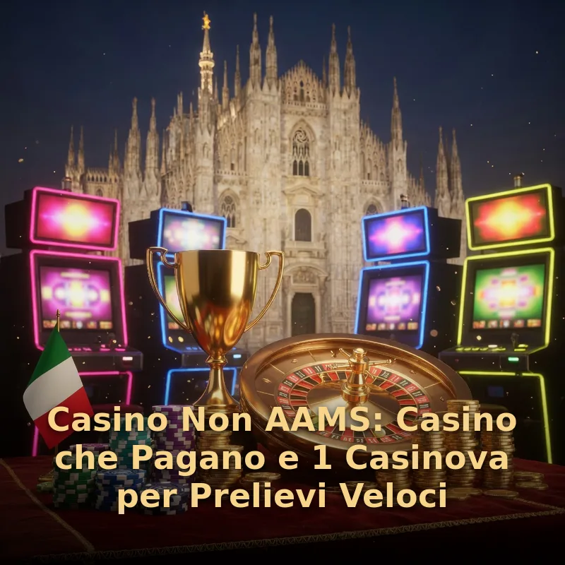Casino Non AAMS: Casino che Pagano e 1 Casinova per Prelievi Veloci